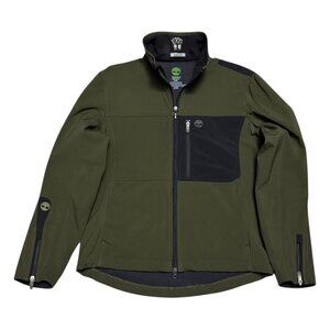TIMBERLAND Waterproof Green Shell Windbreaker Outdoor Light Jacket Mens Medium